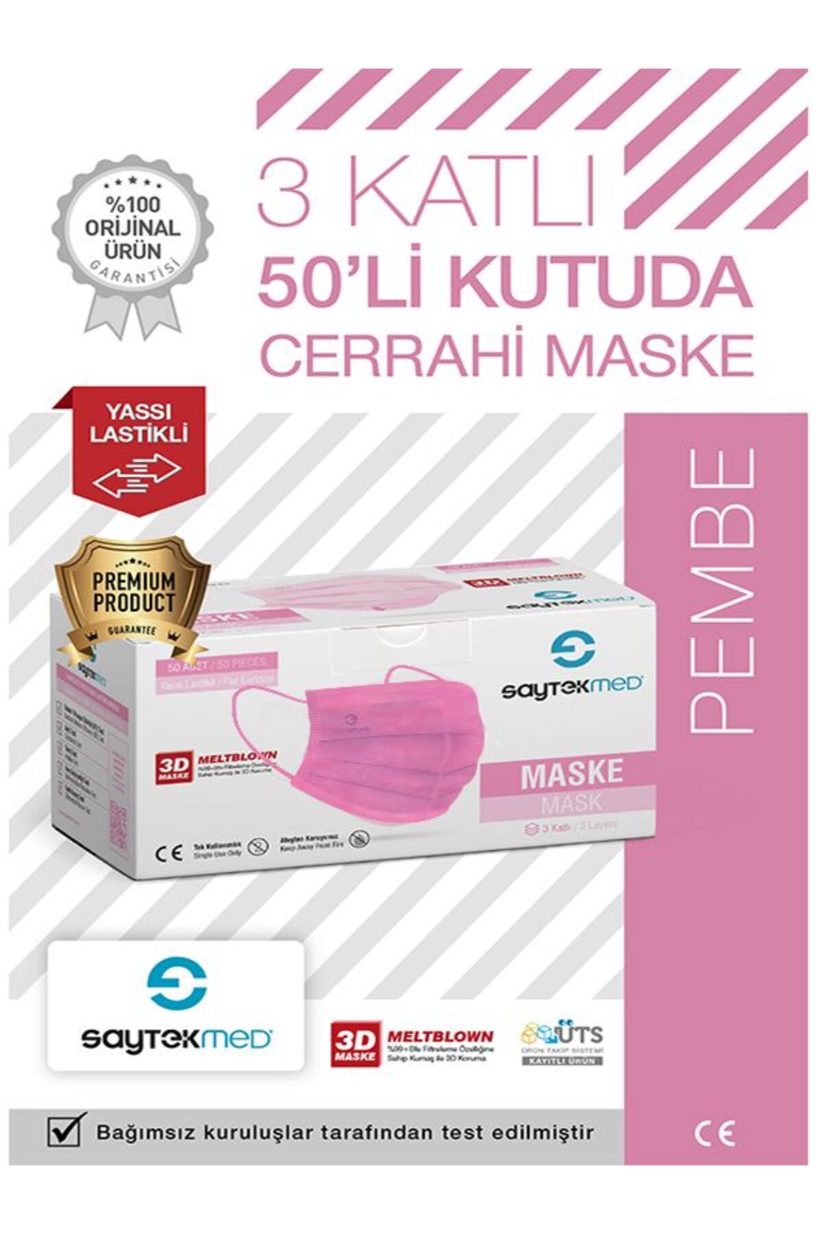 Cerrahi Maske (50 Adet)