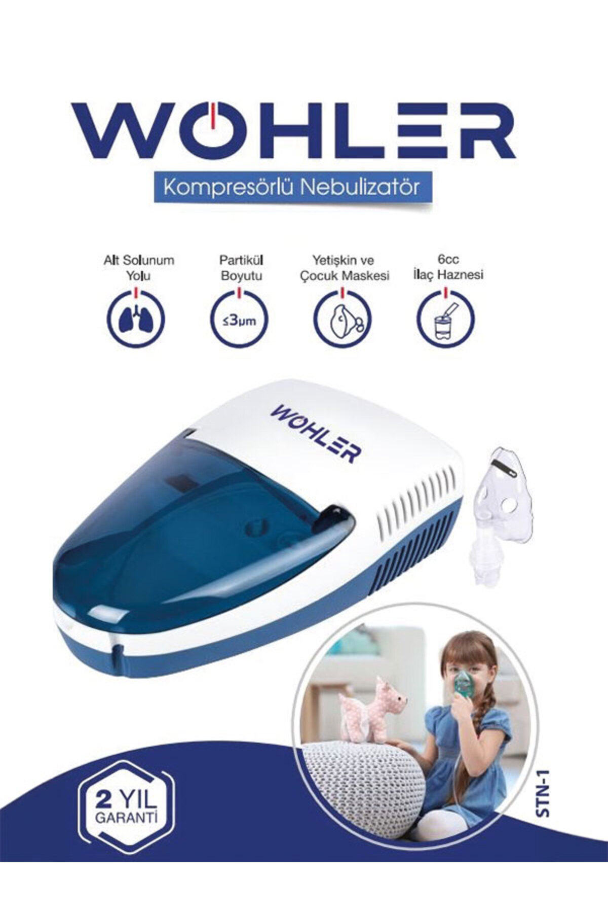 Kompresörlü Nebülizör